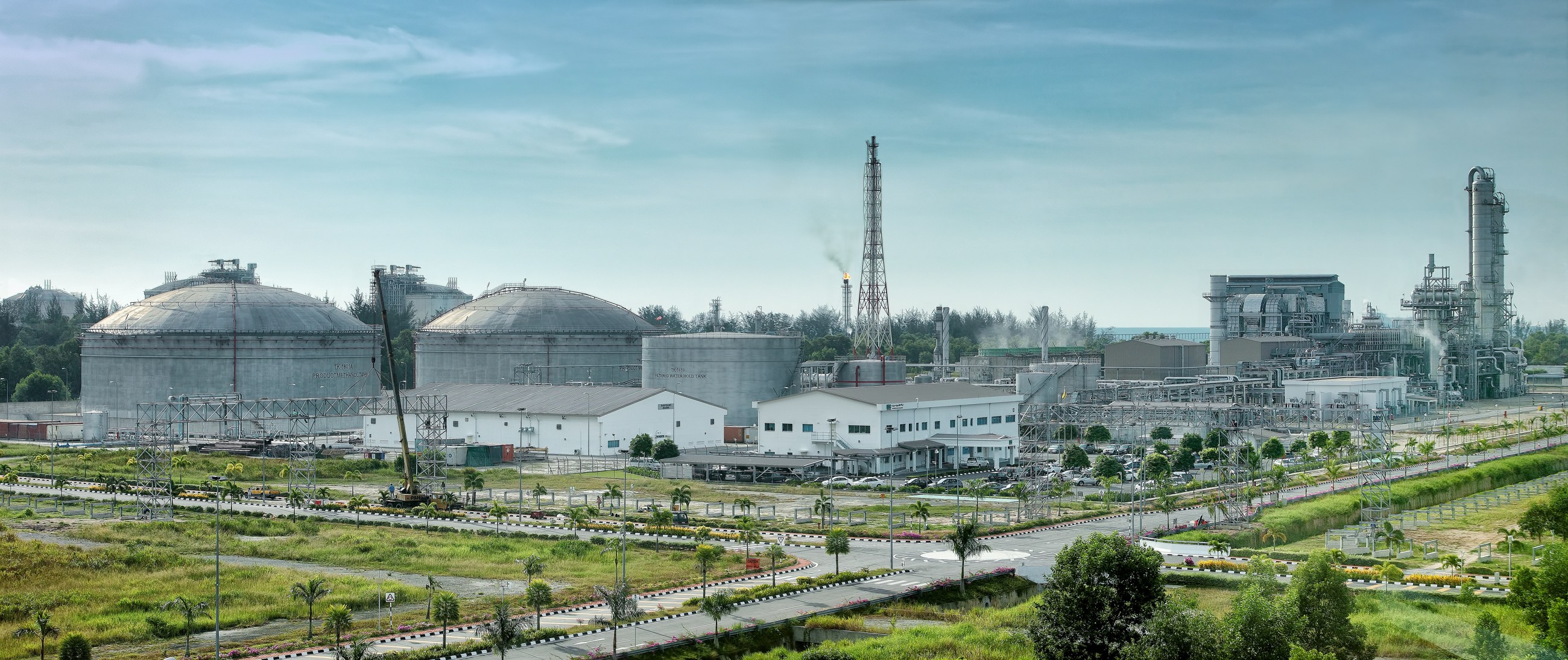 Brunei Methanol Company’s industrial plant in Brunei Darussalam.